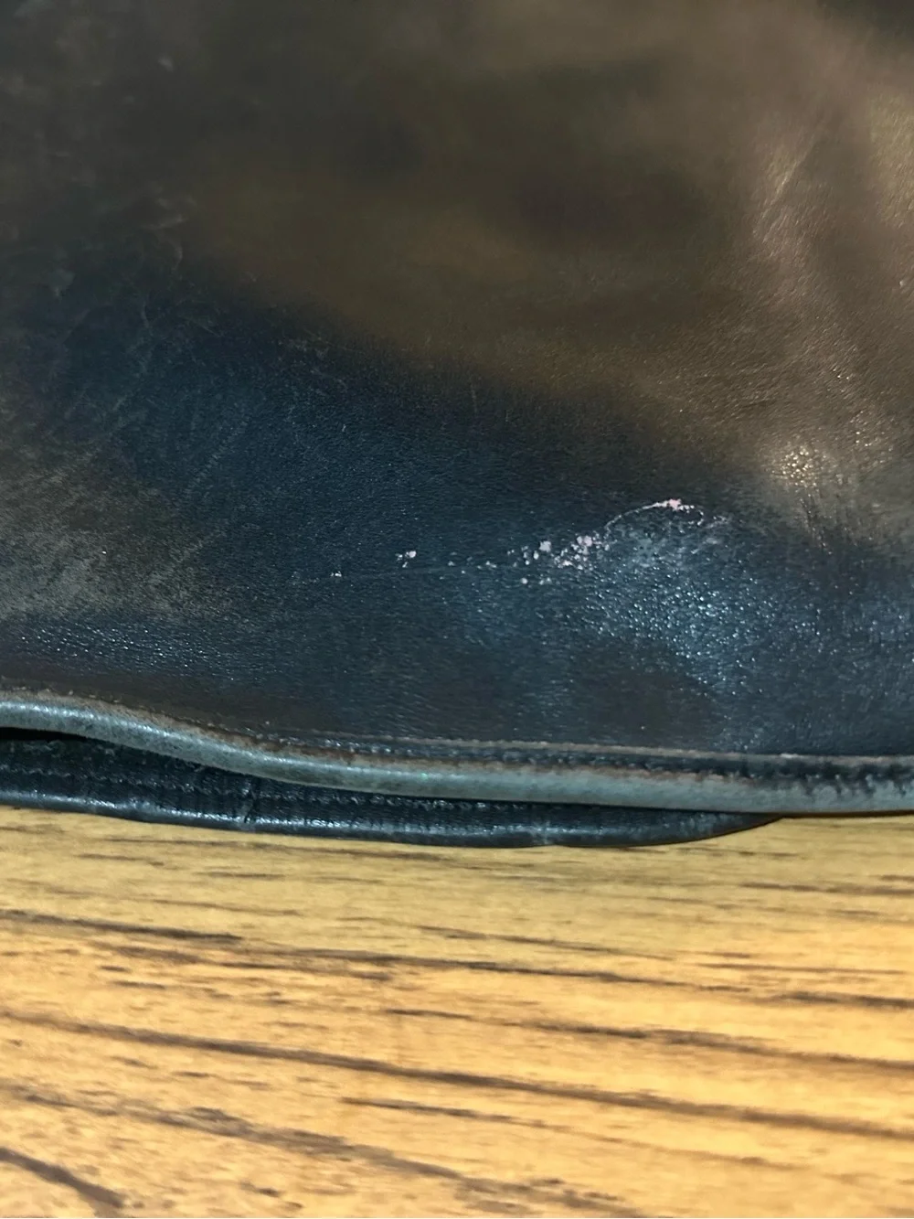 Vintage Coach Black Leather Crossbody Bag 9082 - 90’s